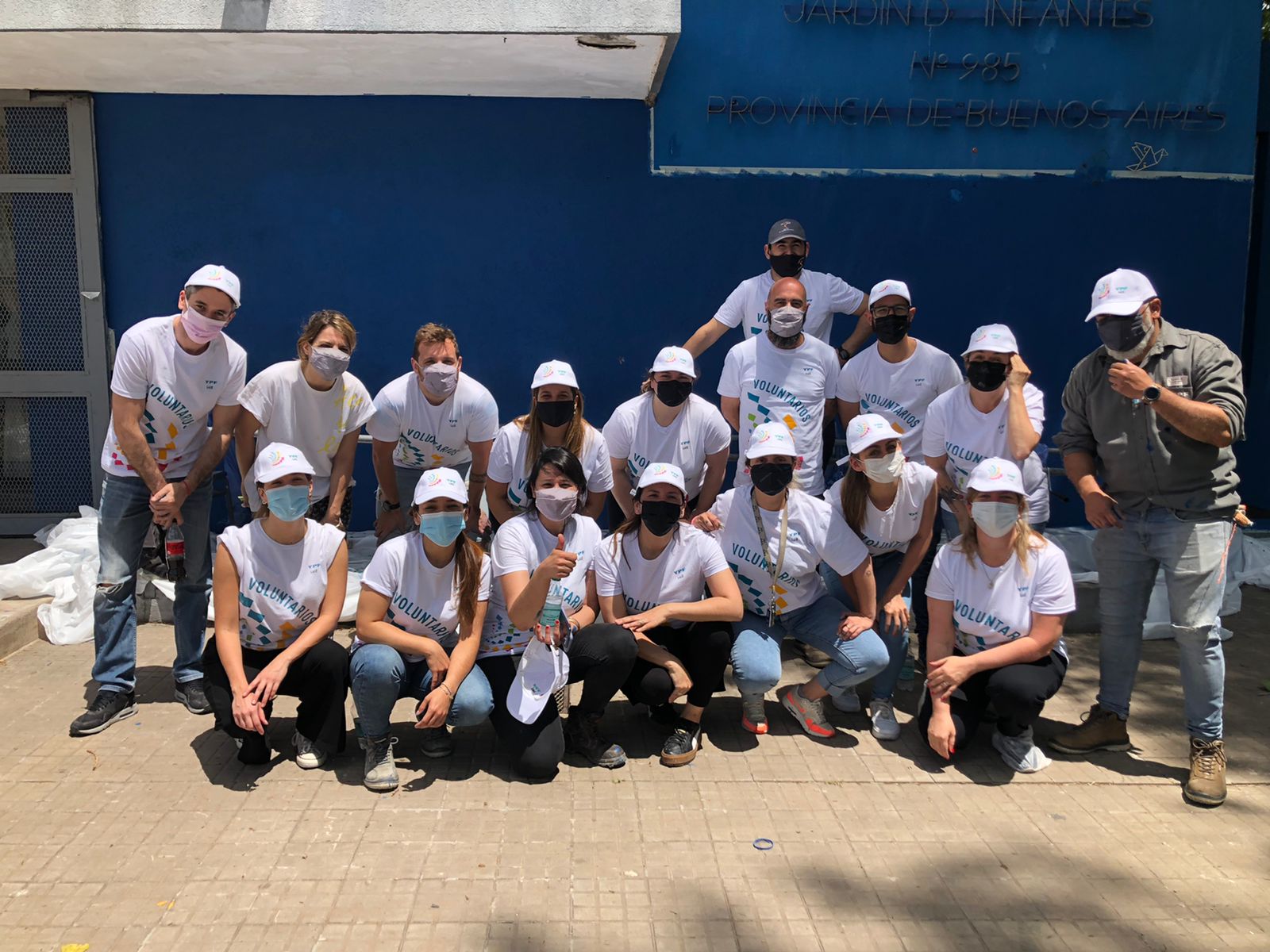 Los Voluntarios YPF Luz realizaron una Jornada de Pintura en La Plata